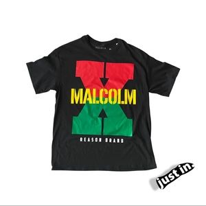 Reason Brand Malcolm X Tee Sz Med